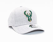 Kšiltovka New Era 9FIFTY Milwaukee Bucks Stretch Snap Heather Base