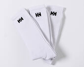 Ponožky Helly Hansen 3-Pack Cotton Socks 001 White