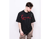 Triko Karl Kani Signature Pinscript Tee 6060587 Black/White/Red