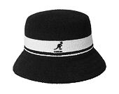 Klobouk Kangol Bermuda Stripe Bucket Black