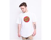 Triko Santa Cruz Classic Dot Tee White