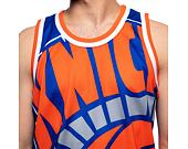 Dres Mitchell & Ness tank top New York Knicks royal Big Face Jersey