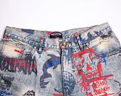 Kraťasy Pink Dolphin Liberty Scratch Denim