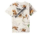Triko HUF Realtree Peak Logo T-Shirt White