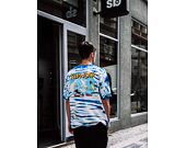 Triko RIP N DIP Hang 10 Tee Blue & White Stripe Dye