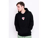 Mikina HUF Plastic Heart Hoodie Black