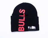 Kulich New Era NBA Wordmark Cuff Knit Chicago Bulls Black