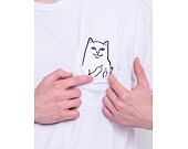 Triko RIP N DIP Lord Nermal Pocket Tee White RND0205