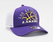 Kšiltovka New Era 9FORTY A-Frame Trucker Graphic Los Angeles Lakers Snapback Team Color