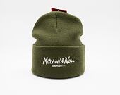 Kulich Mitchell & Ness Pinscript Cuff Knit Olive