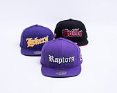 Kšiltovka Mitchell & Ness Old English Faded Snapback Toronto Raptors Purple
