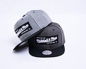 Kšiltovka Mitchell & Ness Box Logo Snapback Branded Charcoal Black