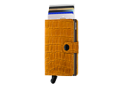 Peněženka Secrid Miniwallet Cleo Ochre/Brown