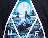 Triko HUF Lupus Noctem T-Shirt Black
