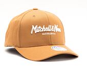 Kšiltovka Mitchell & Ness Pinscript High Crown 110 Wheat Snapback