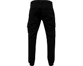 Kalhoty Urban Classic TB1435 Washed Cargo Twill Jogging Pants Black