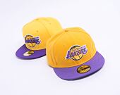 Kšiltovka New Era 59FIFTY NBA Basic Los Angeles Lakers Fitted Yellow / Purple