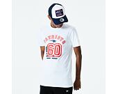 Triko New Era New England Patriots NFL Flag Number Tee White