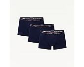 Boxerky Tommy Hilfiger Trunk 3 Pack Premium Essentials Peacoat Navy