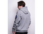 Mikina New Era MLB Heritage Pull Over Hoody Los Angeles Dodgers Light Grey Heather
