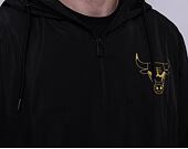Bunda New Era NBA Metallic Windbreaker Chicago Bulls Black/Gold