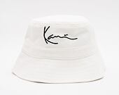 Klobouk Karl Kani Signature Bucket Off White 7115076