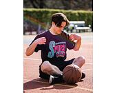 Triko Mitchell & Ness San Antonio Spurs Centre Circle SSTEINTL930 Washed Black