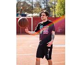 Triko Mitchell & Ness San Antonio Spurs Centre Circle SSTEINTL930 Washed Black