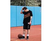 Triko Mitchell & Ness Los Angeles Lakers Flames Tee SSTEBW19142 Black