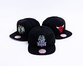 Kšiltovka Mitchell & Ness Milwaukee Bucks 6HSSS21HW051 WOOL SOLID Black