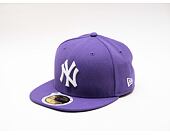 Dětská Kšiltovka New Era 59FIFTY Kids League Basic New York Yankees Purple / White