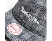 Kšiltovka Mitchell & Ness Checkered Blue Dad Cap
