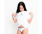 Dámské kalhotky Tanga Calvin Klein Thong QD3539E 100 Bílá