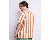 Triko New Era MLB Oversized Stripe New York Yankees Off White / Toffee