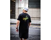 Triko New Era MLB Neon Los Angeles Dodgers Black / Neon Green