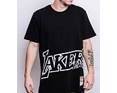 Triko Mitchell & Ness Los Angeles Lakers Big Face Tee 3.0 Black
