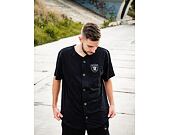 Triko New Era NFL Geometric Camo Baseball Jersey Las Vegas Raiders Black