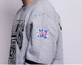 Mikina Mitchell & Ness All Over Print Fleece Crew Oakland Raiders Grey Heather