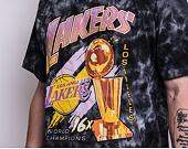 Triko Mitchell & Ness Champions Tie Dye Tee Los Angeles Lakers Black