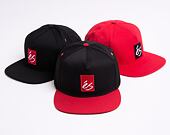 Kšiltovka ÉS Main Block Snapback Black/Red