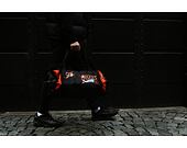 Taška Mitchell & Ness Philadelphia 76ers Satin Duffel Bag Black