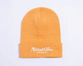 Kulich Mitchell & Ness Branded Pinscript Cuff Knit Dark Orange