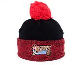 Kulich Mitchell & Ness Philadelphia 76ers Two Tone Pom Beanie HWC Black