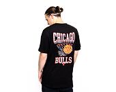 Triko New Era NBA Bball Hoop Graphic Tee Chicago Bulls Black