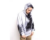 Mikina Karl Kani 6028807 KK Signature KKJ Tie Dye OS Hoodie Black/White/Grey KM214-038-2