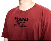 Triko Karl Kani 6033269 KK Retro Washed Tee dark Red KM214-001-1