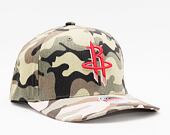 Kšiltovka Mitchell & Ness Houston Rockets Woodland Desert Stretch Snapback Camo Woodland