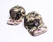 Kšiltovka Mitchell & Ness Brooklyn Nets Woodland Desert Stretch Snapback Camo Woodland
