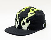 Kšiltovka Cayler & Sons Black Label Flames Black/Neon Green