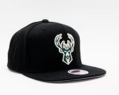 Kšiltovka Mitchell & Ness Milwaukee Bucks Downtime Redline Stretch Snapback Black